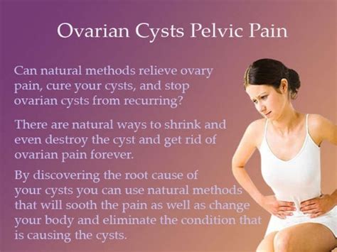 Ovarian Cysts Pelvic Pain