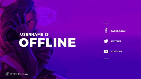 Custom Twitch Offline Banner Twitch Overlays Twitch Streaming Setup