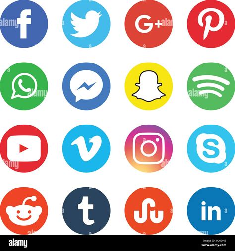 Social Media Logos And Names