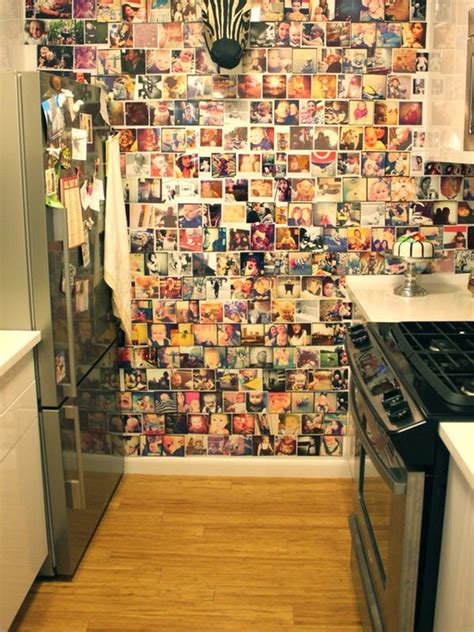 How to design a collage wall. Photo Collages Without Frames: Ideas and Inspiration