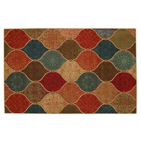 Mohawk® Home Riza Tile Fret Ogee Rug