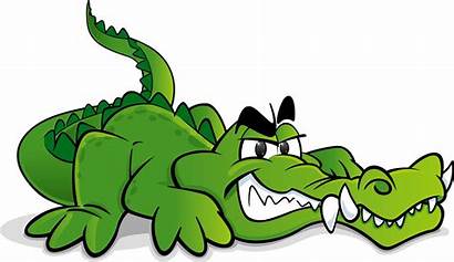 Crocodile Cartoon Alligator Clipart Krokodil Transparent Cocodrilo