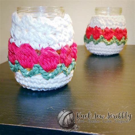 Free Crochet Candle Holder Patterns To Organize Your Home