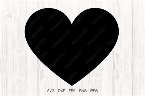 Love Heart Svg Heart Shape Svg Graphic By VitaminSVG Creative Fabrica