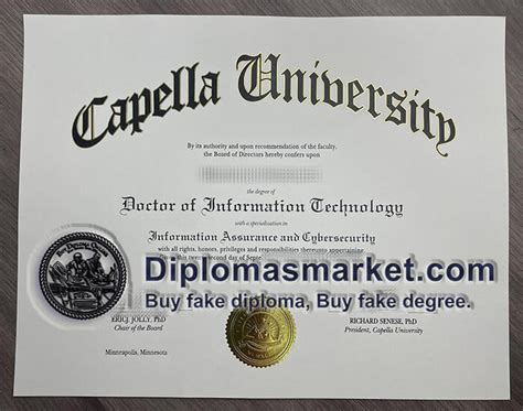 Capella University Degree Buy Fake Diploma In Usa