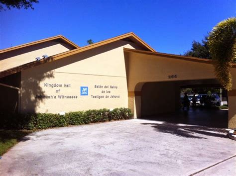 Kingdom Hall Of Jehovahs Witnesses 264 Florida Mango Rd West Palm