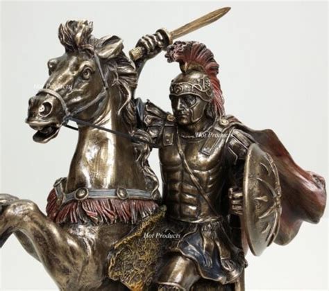 13 Alexander The Great On Horse Greek King Statue Bronze Finish