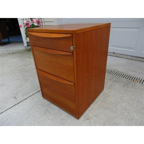 In addition, there are many brands to choose. Teak Three Drawer Locking File Cabinet -Danish Modern ...