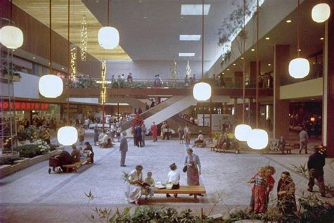 Southdale Center Americas First Mall In 1956 Thewaywewere Garden
