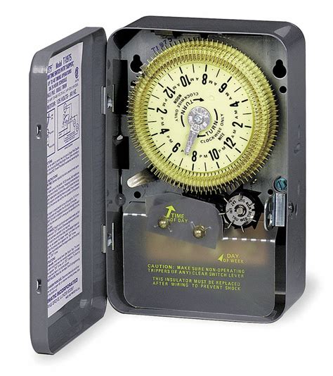 Intermatic Electromechanical Timer 120v Ac Voltage 20 A Amps Steel