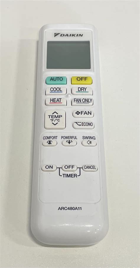 Daikin Remote Control Arc A Used Spare Parts For Air