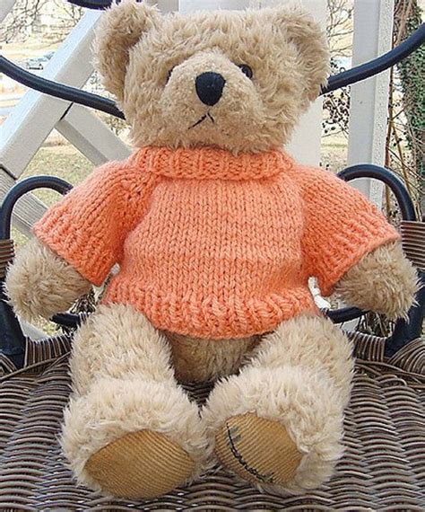 Teddy Bear Sweater Knitted Teddy Bear Knitting Bear Crochet Teddy Bear