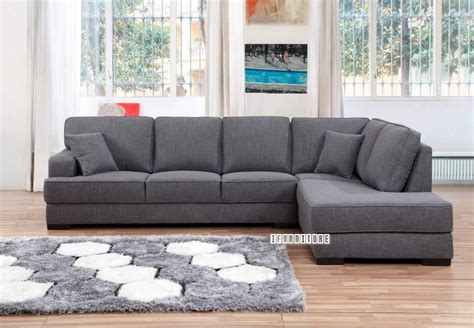 Explore l shape sofa set design online at no cost emi. KARLTON L Shape Sofa *Light Grey