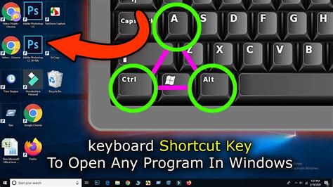 Keyboard Shortcut Key To Open Any Program In Windows Youtube