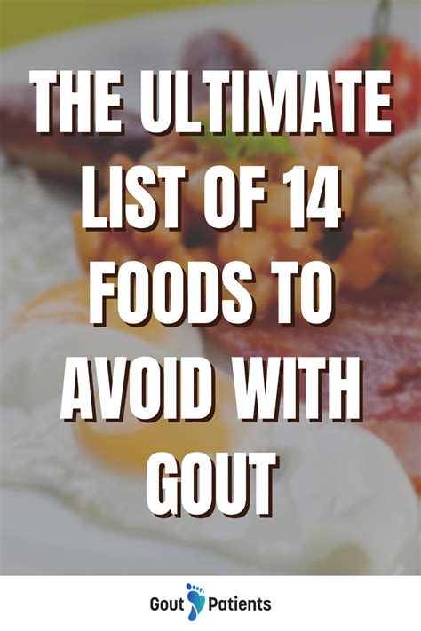 The Ultimate List Of 14 Foods To Avoid With Gout Gout Relief How To