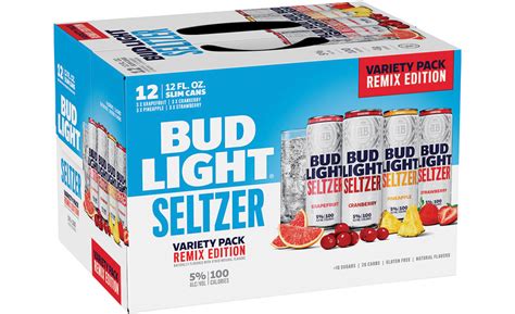 Bud Light Seltzer 12 Oz Remix Can 24pk Case New York Beverage