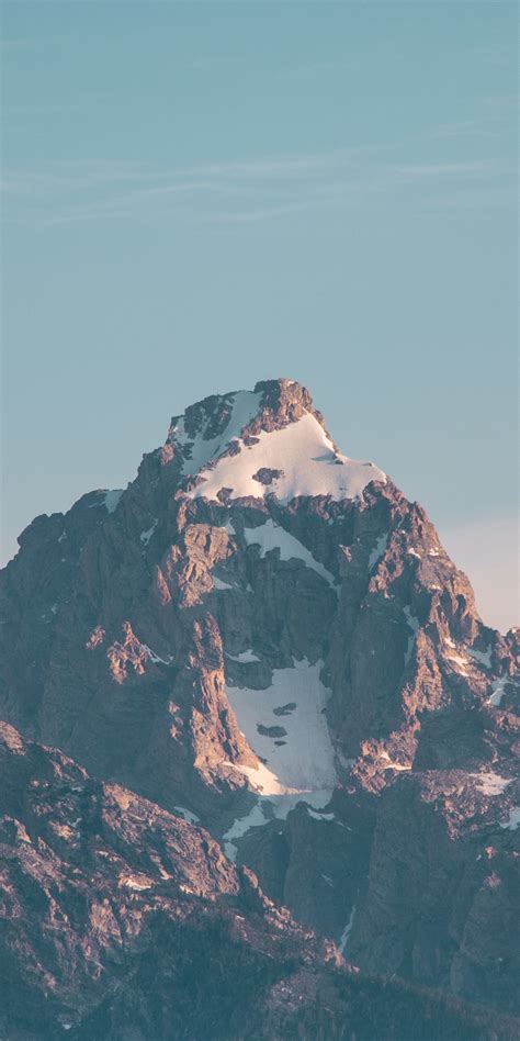 Download 1080x2160 Wallpaper Adorable Sunset Mountain Range Nature