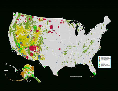 Map Of Federal Land In Us World Map