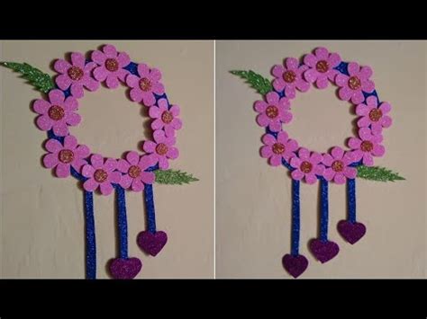 Jun 09, 2021 · the final size of 3d butterfly wall art on canvas is 10 x 10 inches. DIY Foam sheet Flower Wall Hanging | Wall Decoration ...