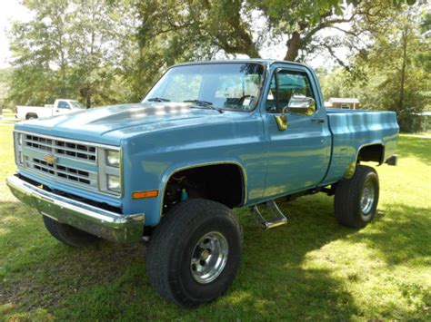 1986 Chevy Truck K 10 Scottsdale 4x4 Rust Free 87 86 85 84