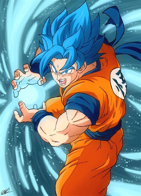 My First Post To Reddit Will Be My Drawing Of Ssgss Goku Rdbz
