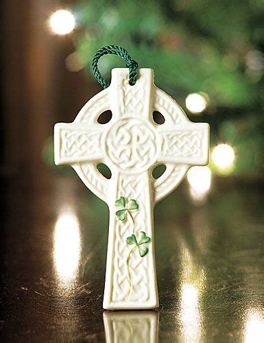Belleek Saint Kierans Celtic Cross Ornament Irish Christmas Irish
