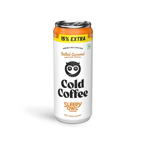 Sleepy Owl Salted Caramel Cold Coffee Can Pack Of 10 Price Buy