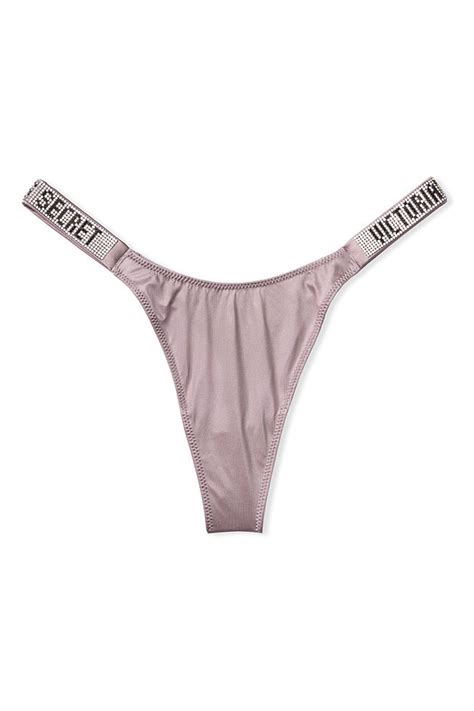 Buy Victoria S Secret Rhinestone Shine Strap Thong Panty From The Victoria S Secret Uk Online Shop