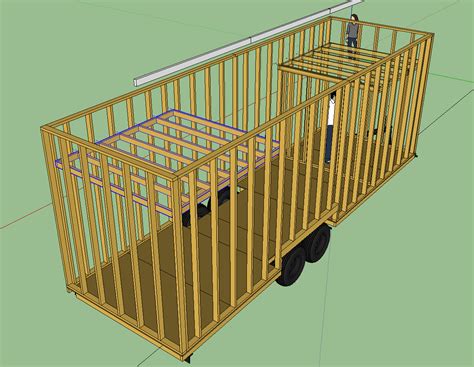 Petumbly Boy The Pre Trailer Floor Plan Tiny House