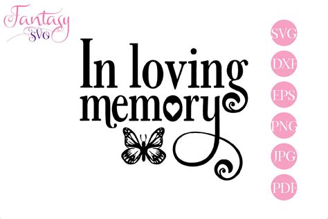 In Loving Memory Graphic By Fantasy Svg · Creative Fabrica