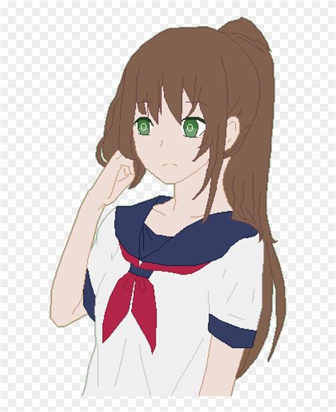 Brown Hair Anime Girl Yandere Anime Wallpaper Hd