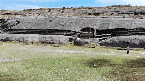 The Ancient Megalithic Site Of Quenuani Near Lake Titicaca In Peru