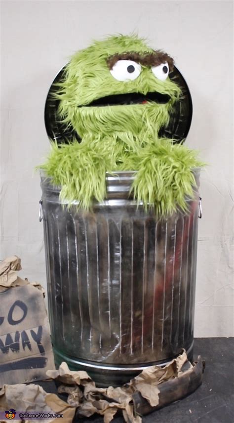 Oscar The Grouch Adult Costume Step By Step Guide Photo 37
