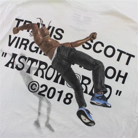 Travis Scott X Virgil Off White Astroworld Tee White Sarugeneral