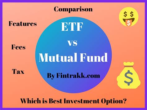 Etf Vs Mutual Funds Review Difference Performance Fintrakk