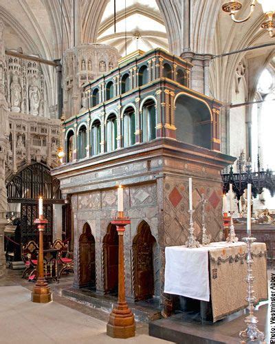 The Chapel With The Edward The Confessor Shrine At Westminster Abbey