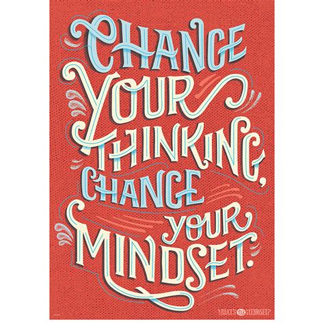 Creative Teaching Press Change Your Thinking Poster Inspire U