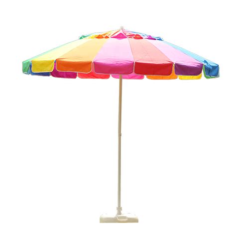 China Colorful Rainbow Beach Umbrella With Tilt Bu1939 Suppliers Factory