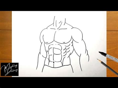 How To Draw Abs Easy Step By Step YouTube