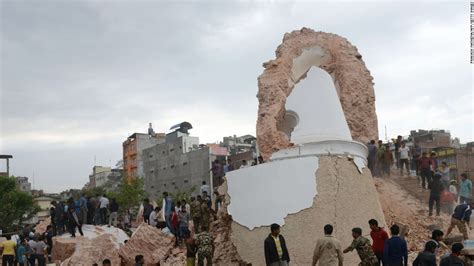 Dharahara Tower Collapses In Earthquake Cnn Video