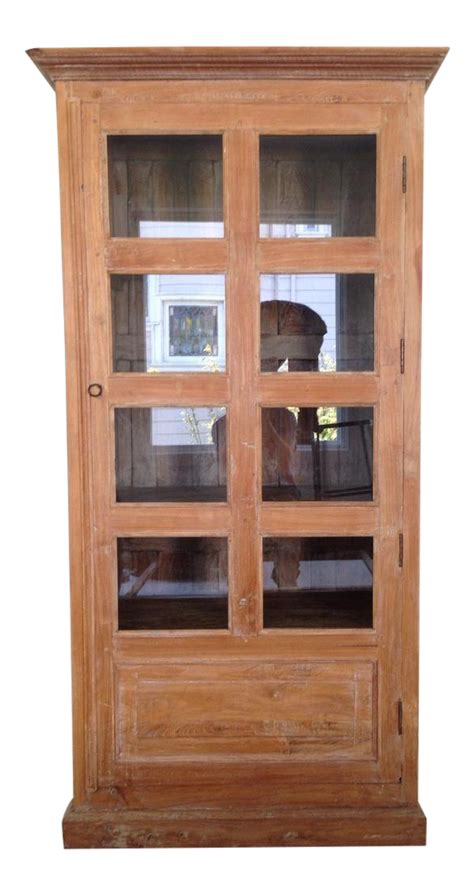 Vintage Carved Wood Curio Cabinet on Chairish.com | Cabinet, Display cabinet, Curio cabinet