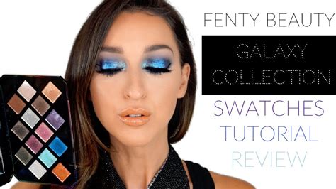 New Fenty Beauty Galaxy Holiday Collection Swatches Tutorial