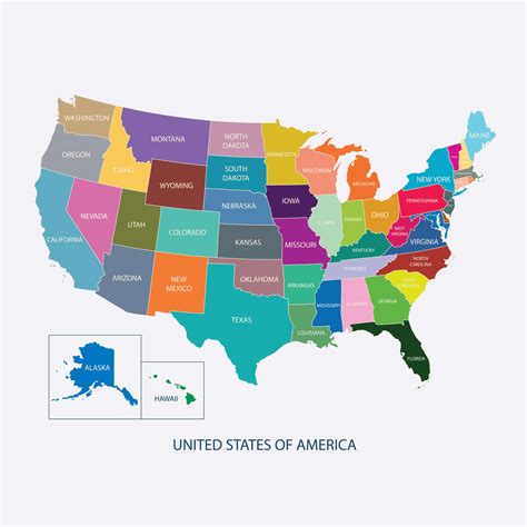 North America Map Of Us States United States Map