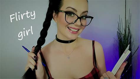 Asmr Flirty College Girl Roleplay 📚 Personal Attention Youtube