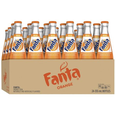 Fanta 355 Ml Orange Mexico Glass Bottles 24 Pack 049000048971 The Home Depot