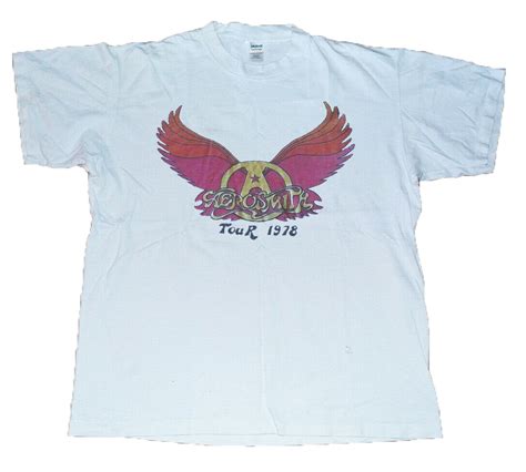 Vintage Aerosmith 1978 Concert Tour T Shirt Love Art Usa