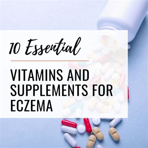 10 Essential Vitamins And Supplements For Eczema Essential Oils For