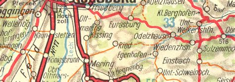 Germany Munchen 1936 Map