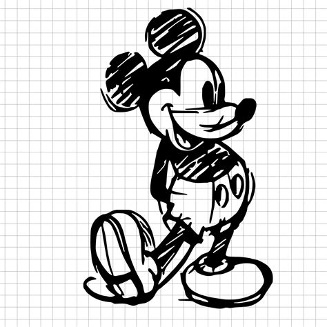 Mickey Svg Disney Mickey Svg Disney Mickey Sketch Svg Png Inspire