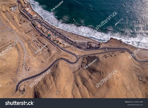 Aerial View Chorrillos Boardwalk Lima Peru Stock Photo 2149413489